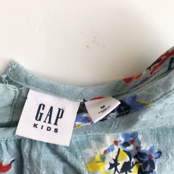 Gap kids floral print dress EUC M(8-9Y) - Picture 4 of 5